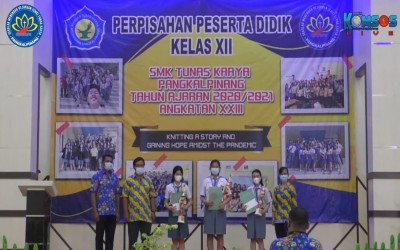 SMK Tunas Karya Gelar Acara Perpisahan Siswa Kelas XII Angkatan XXIII